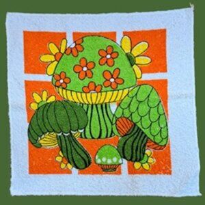 Psychedelic Mushroom Washcloth